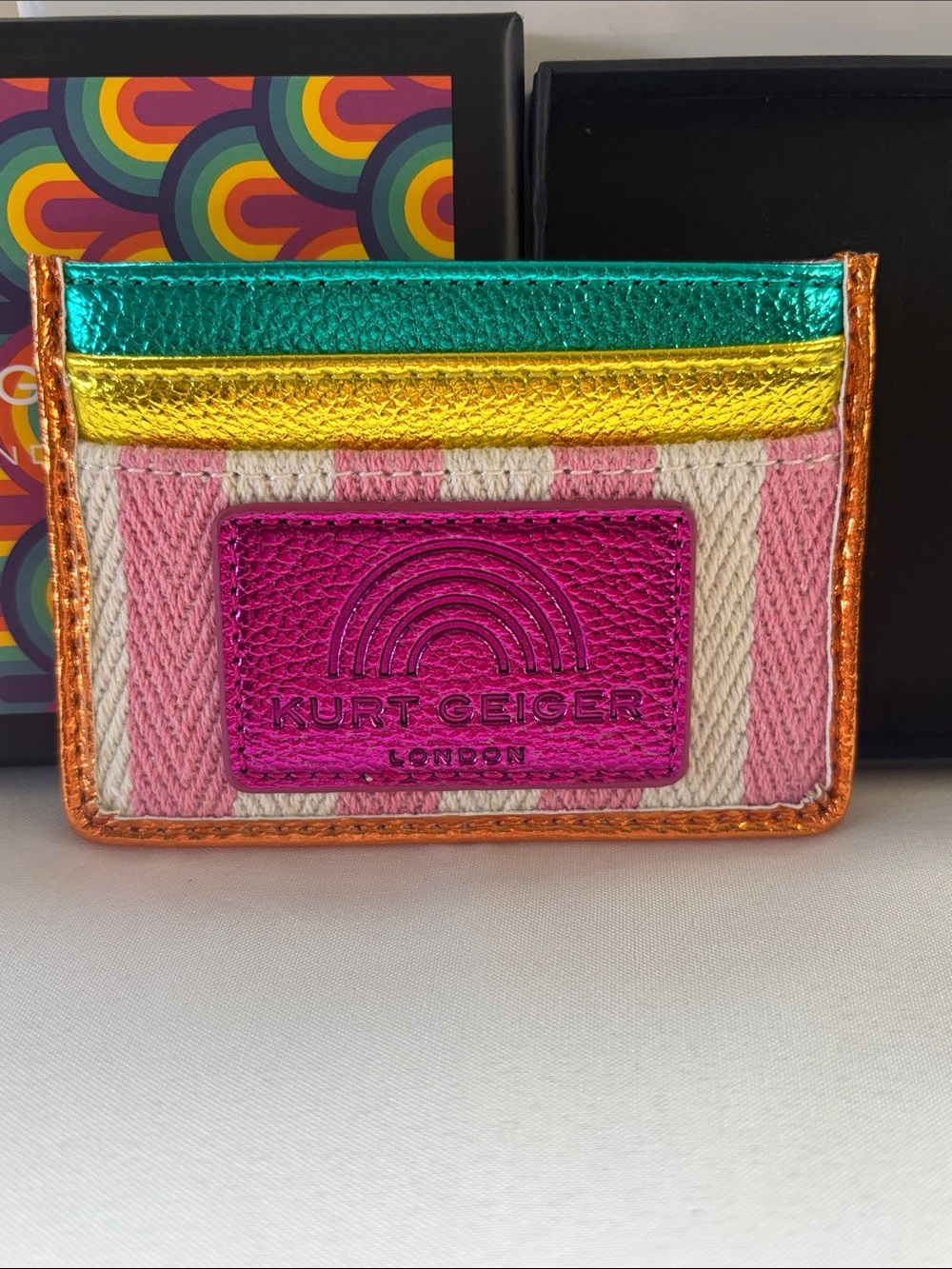 🌈 NIB / NWT — Kurt Geiger London Southbank Card Holder 🌈